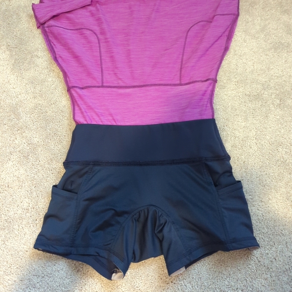 PETER MILLAR skort Ruffles tennis Purple Women's Size X-small Running Pockets - Picture 4 of 6